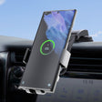 For Samsung Galaxy Z Flip4 / 3 C36 Fan Cooling Dual Coil Car Phone Holder Wireless Charger - Wireless Charger Holders by PMC TechLife | Online Shopping South Africa | PMC TechLife