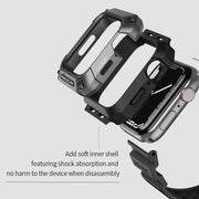 NILLKIN Ruidong Series Alloy + TPU Integrated Watch Band For Apple Watch Series SE 2&6&SE&5&4 44mm(Green)