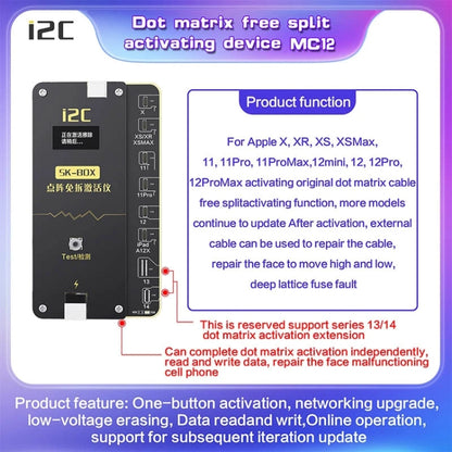 For iPhone 11 i2C MC12 SK-BOX Dot-matrix Flex Cable V2.0 - Test Tools by i2C | Online Shopping South Africa | PMC Jewellery | Buy Now Pay Later Mobicred