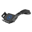For Samsung Galaxy Z Fold4 / 3 S1 Car Horizontal Navigation Phone Holder Wireless Charger(Black) - Wireless Charger Holders by PMC TechLife | Online Shopping South Africa | PMC TechLife