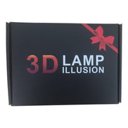 A189 LED Colorful 3D Night Light Bluetooth Speaker Base with Box(Black Square)