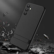 For Samsung Galaxy A34 5G GKK Three Stage Splicing Full Coverage PC Phone Case(Black)
