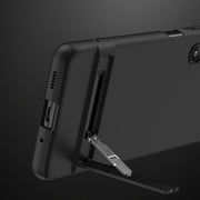 For Samsung Galaxy F54 GKK Three Stage Splicing Full Coverage PC Phone Case(Black)