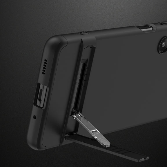 For Samsung Galaxy F54 GKK Three Stage Splicing Full Coverage PC Phone Case(Black)
