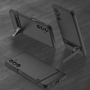 For Samsung Galaxy F54 GKK Three Stage Splicing Full Coverage PC Phone Case(Black)
