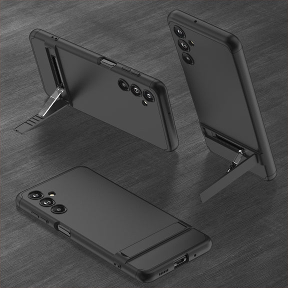 For Samsung Galaxy F54 GKK Three Stage Splicing Full Coverage PC Phone Case(Black)