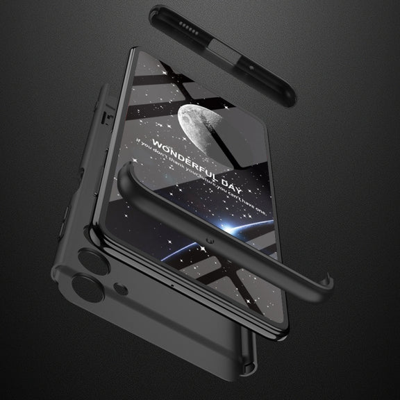 For Samsung Galaxy F54 GKK Three Stage Splicing Full Coverage PC Phone Case(Black)