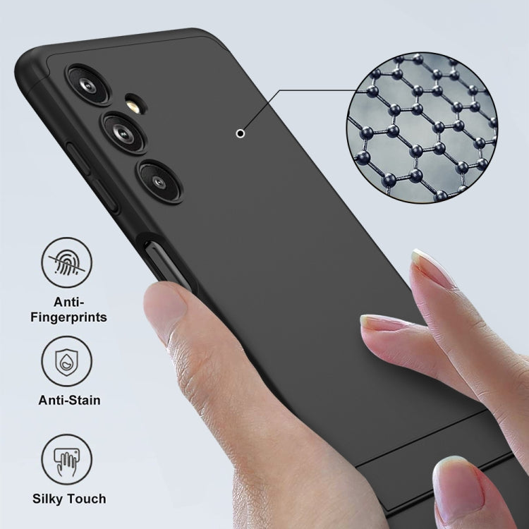 For Samsung Galaxy F54 GKK Three Stage Splicing Full Coverage PC Phone Case(Black)