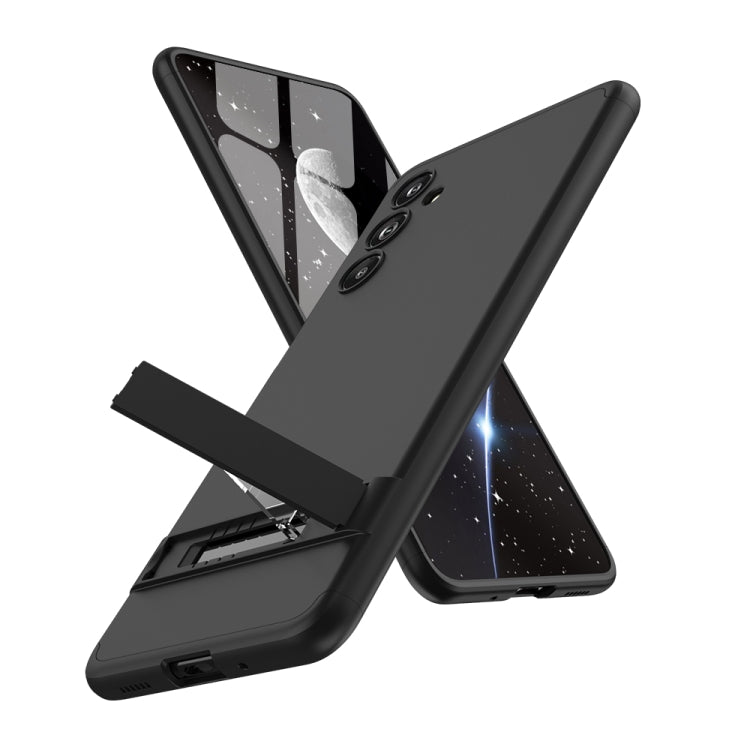 For Samsung Galaxy F54 GKK Three Stage Splicing Full Coverage PC Phone Case(Black)