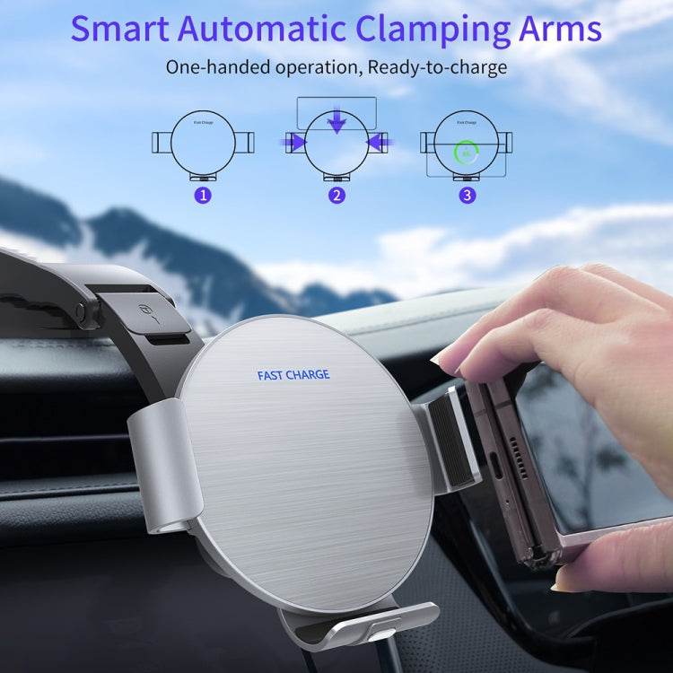 For Samsung Galaxy Z Fold4 / 3 S9 Dual Coil Car Phone Holder Wireless Charger