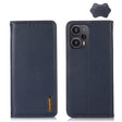 For Xiaomi Redmi Note 12 Turbo 5G KHAZNEH Nappa Top Layer Cowhide Leather Phone Case(Blue) - Xiaomi Cases by PMC TechLife | Online Shopping South Africa | PMC TechLife