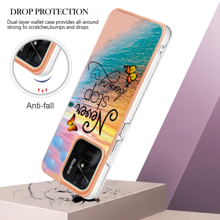 For Xiaomi Redmi 10C Electroplating IMD TPU Phone Case(Dream Butterfly) - free shipping - PMC TechLife - Order now!