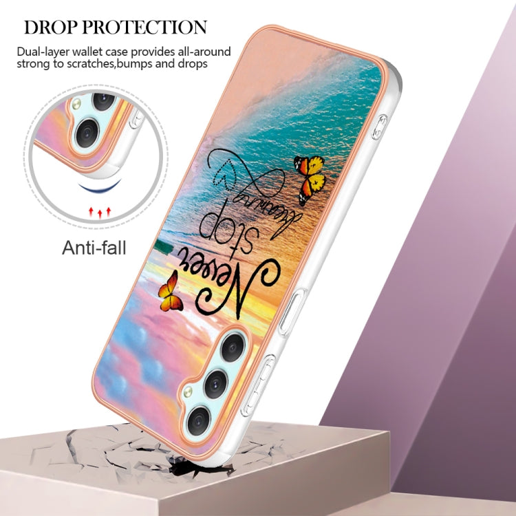 For Samsung Galaxy A24 Electroplating IMD TPU Phone Case(Dream Butterfly) - free shipping - PMC TechLife - Order now!