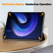 For Xiaomi Pad 6 / 6 Pro Custer Painted 3-Fold Stand Leather Smart Tablet Case(Big Eye ME)