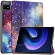For Xiaomi Pad 6 / 6 Pro Custer Painted 3-Fold Stand Leather Smart Tablet Case(Milky Way) - free shipping - PMC TechLife - Order now!