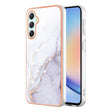 For Samsung Galaxy A24 Electroplating Marble Dual-side IMD Phone Case(White 006) - free shipping - PMC TechLife - Order now!