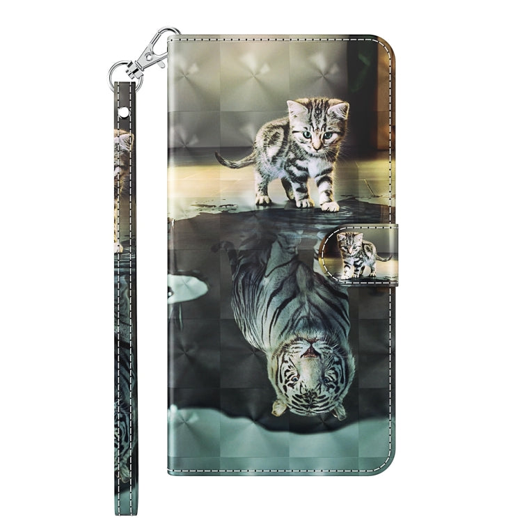 For Xiaomi Redmi Note 12 4G Global 3D Painting Pattern Flip Leather Phone Case(Cat Tiger) - free shipping - PMC TechLife - Order now!