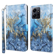 For Xiaomi Redmi Note 12 4G Global 3D Painting Pattern Flip Leather Phone Case(Milky Way)