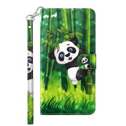 For Xiaomi Redmi Note 12 4G Global 3D Painting Pattern Flip Leather Phone Case(Bamboo Panda)