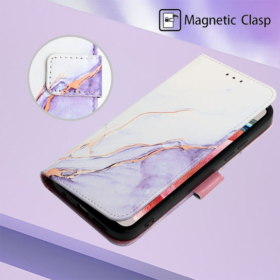 For Xiaomi Redmi Note 12 4G Global PT003 Marble Pattern Flip Leather Phone Case(LS006)