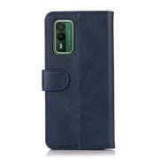 For Nokia XR21 Cow Texture Leather Phone Case(Blue)