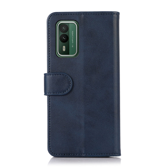 For Nokia XR21 Cow Texture Leather Phone Case(Blue)