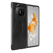 For Huawei Mate X3 Crocodile Texture Phone Case(Black)