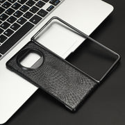 For Huawei Mate X3 Crocodile Texture Phone Case(Black)