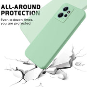 For Xiaomi Redmi Note 12 4G Global Pure Color Liquid Silicone Shockproof Phone Case(Green)