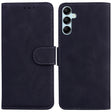 For Samsung Galaxy M14 Skin Feel Pure Color Flip Leather Phone Case(Black) - free shipping - PMC TechLife - Order now!
