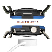 For Apple Watch Series SE 2&6&SE&5&4 40mm Armor Frame Watch Case(Blue)