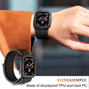 For Apple Watch Series 8 & 7 45mm Armor Frame Watch Case(Black)