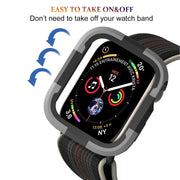 For Apple Watch Series 8 & 7 45mm Armor Frame Watch Case(Grey)