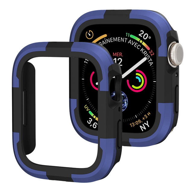 For Apple Watch Series 8 & 7 45mm Armor Frame Watch Case(Purple)