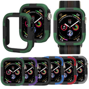 For Apple Watch Series 8 & 7 45mm Armor Frame Watch Case(Blue)