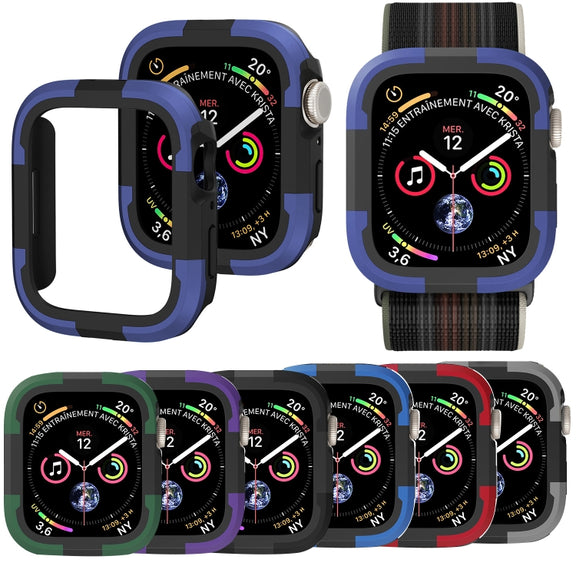 For Apple Watch Ultra 49mm Armor Frame Watch Case(Red)