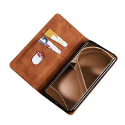 For Nokia G22 Skin Feel Magnetic Horizontal Flip Leather Phone Case(Light Brown)