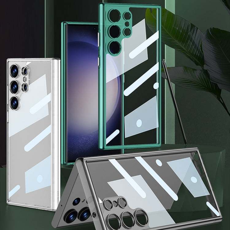 For Samsung Galaxy S23 Ultra 5G GKK Space Frame Transparent PC+TPU Phone Case(Transparent) - free shipping - PMC TechLife - Order now!