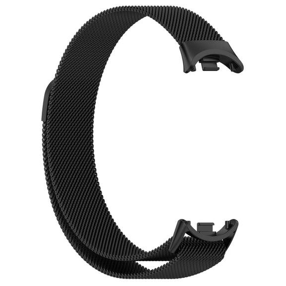 For Xiaomi Mi Band 8 Milanese Metal Watch Band(Black)