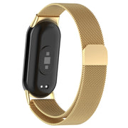 For Xiaomi Mi Band 8 Milanese Metal Watch Band(Gold)