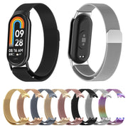 For Xiaomi Mi Band 8 Milanese Metal Watch Band(Colorful)