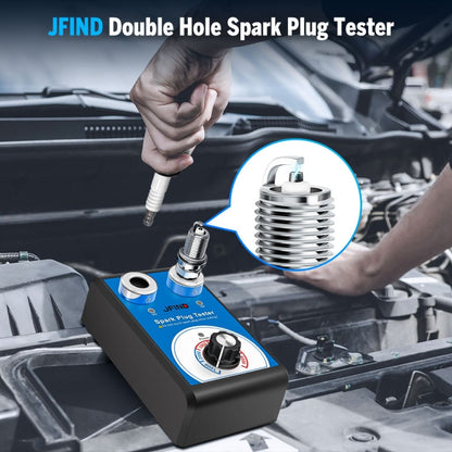 JFIND JF109 Car Double Hole Spark Plug Tester(EU Plug) - free shipping - PMC Jewellery - Order now!