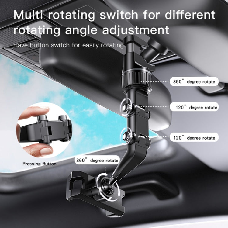 Yesido C192 Car Rearview Mirror Using Phone Holder(Black) - Universal Car Holders by Yesido | Online Shopping South Africa | PMC TechLife | Buy Now Pay Later Mobicred