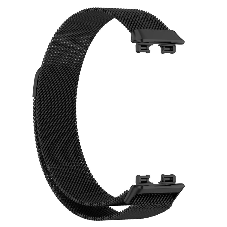 For Huawei Band 10 / 9 / 8 Milanese Metal Watch Band(Black) - Watch Bands by PMC Jewellery | Online Shopping South Africa | PMC Jewellery | Buy Now Pay Later Mobicred