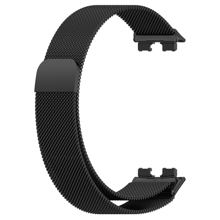 For Huawei Band 10 / 9 / 8 Milanese Metal Watch Band(Black) - Watch Bands by PMC Jewellery | Online Shopping South Africa | PMC Jewellery | Buy Now Pay Later Mobicred