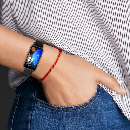 For Huawei Band 10 / 9 / 8 Milanese Metal Watch Band(Silver) - Watch Bands by PMC Jewellery | Online Shopping South Africa | PMC Jewellery | Buy Now Pay Later Mobicred