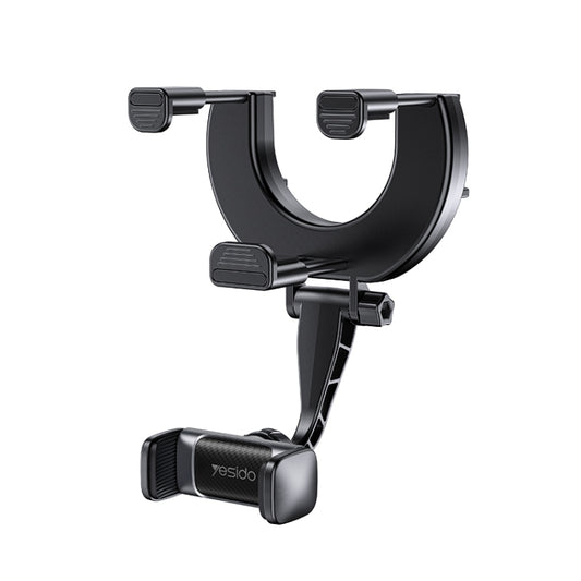 Yesido C193 Car Rearview Mirror Using Phone Holder(Black) - free shipping - PMC Jewellery - Order now!