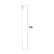 For Huawei Band 8 Smart Watch USB Charging Cable With Chip Protection(White)