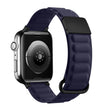 Magnetic Reverse Buckle Watch Band For Apple Watch Series 8&7 41mm(Indigo Blue) - Smart Wear by PMC TechLife | Online Shopping South Africa | PMC TechLife