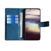 For Nokia G22 Skin Feel Crocodile Magnetic Clasp Leather Phone Case(Blue)